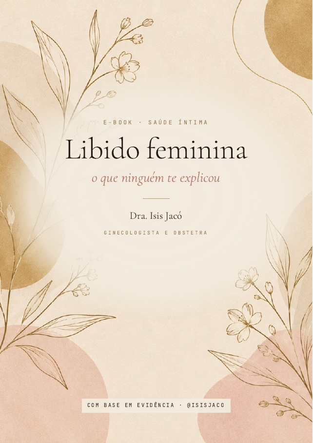 Capa do e-book Libido feminina, da Dra. Isis Jacó